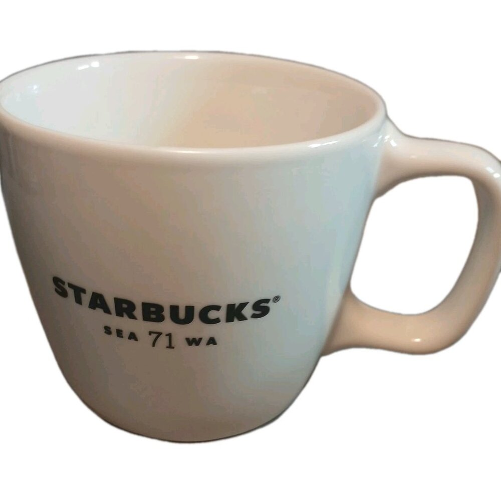 Starbucks Sea 71 Wa Porcelain White Coffee Mug Cup 12 Ounces Preowned